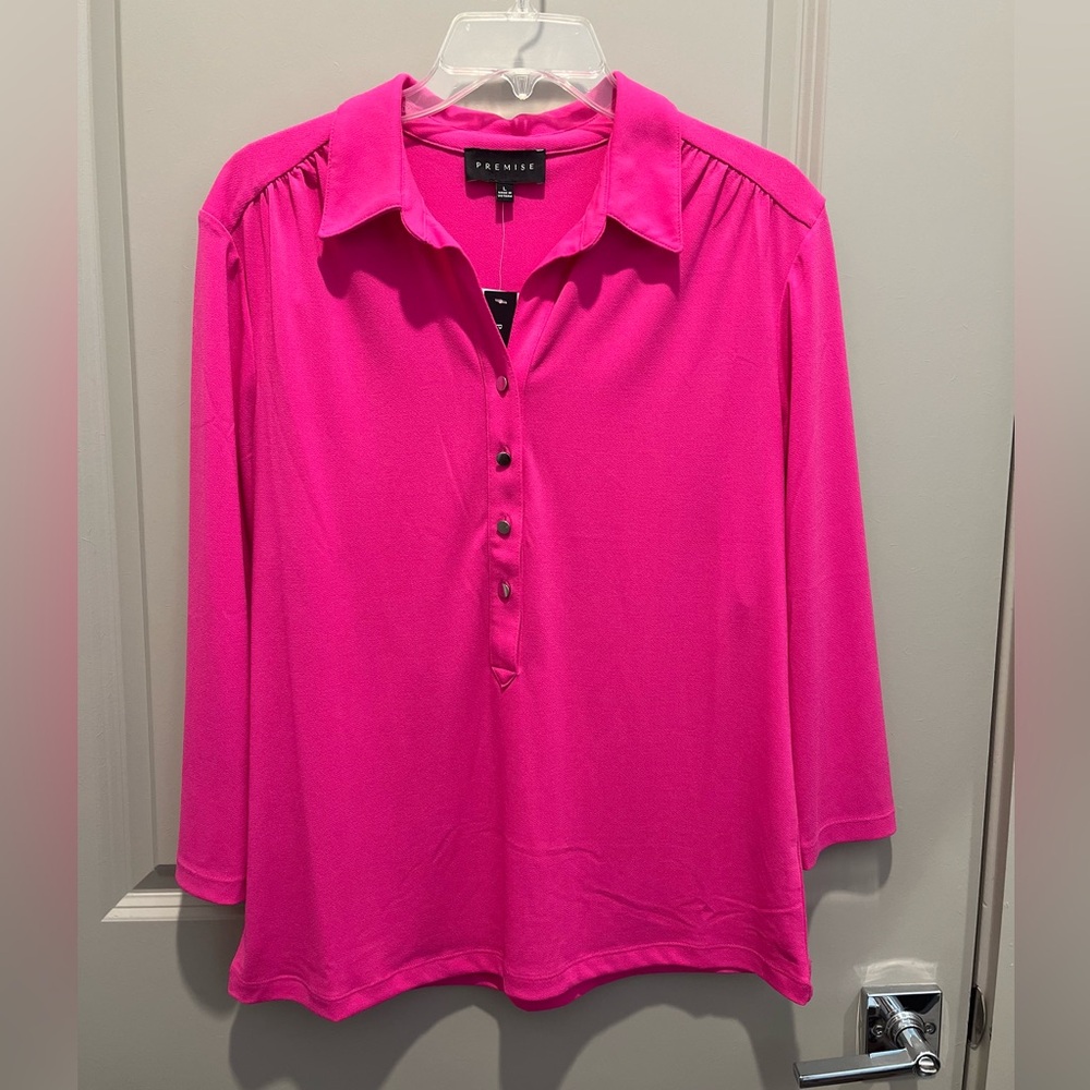 Premise Hot Pink Blouse